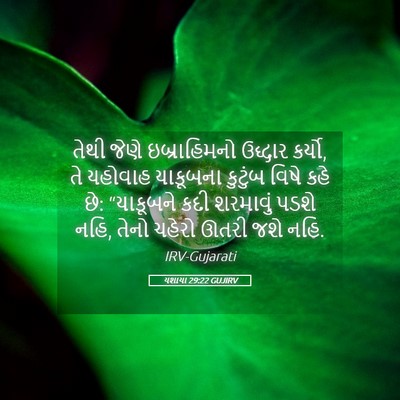 Picture 05 - યશાયા 29:22 GUJIRV - તેથી જેણે - Bible Verse Picture