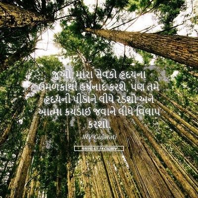 Picture 05 - યશાયા 65:14 GUJIRV - જુઓ, મારા સેવકો - Bible Verse Picture
