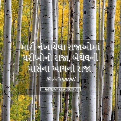 Picture 05 - યહોશુઆ 12:9 GUJIRV - મારી નંખાયેલા - Bible Verse Picture