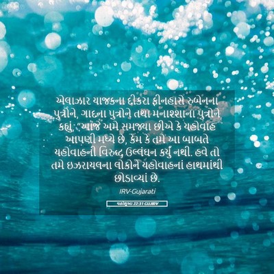 Picture 05 - યહોશુઆ 22:31 GUJIRV - એલાઝાર યાજકના - Bible Verse Picture