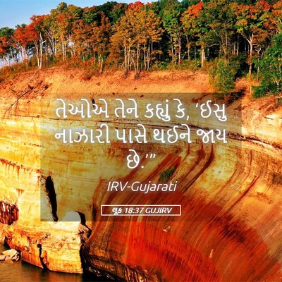 Picture 05 - લૂક 18:37 GUJIRV - તેઓએ તેને કહ્યું - Bible Verse Picture