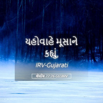 Picture 05 - લેવીય 22:26 GUJIRV - યહોવાહે મૂસાને - Bible Verse Picture