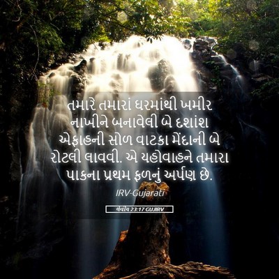 Picture 05 - લેવીય 23:17 GUJIRV - તમારે તમારાં - Bible Verse Picture