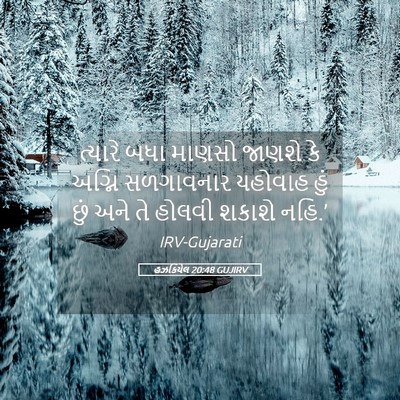 Picture 05 - હઝકિયેલ 20:48 GUJIRV - ત્યારે બધા માણસો - Bible Verse Picture