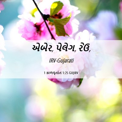 Picture 06 - 1 કાળવૃતાંત 1:25 GUJIRV - એબેર, પેલેગ, - Bible Verse Picture