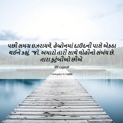 Picture 06 - 1 કાળવૃતાંત 11:1 GUJIRV - પછી સમગ્ર ઇઝરાયલે, - Bible Verse Picture