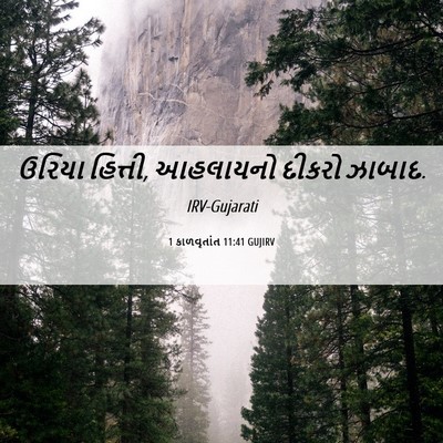 Picture 06 - 1 કાળવૃતાંત 11:41 GUJIRV - ઉરિયા હિત્તી, - Bible Verse Picture