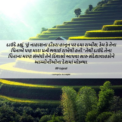 Picture 06 - 1 કાળવૃતાંત 19:2 GUJIRV - દાઉદે કહ્યું, “હું - Bible Verse Picture