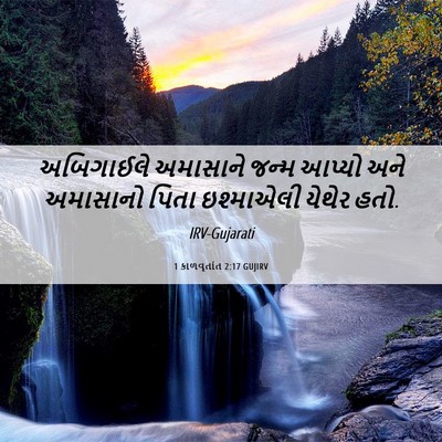 Picture 06 - 1 કાળવૃતાંત 2:17 GUJIRV - અબિગાઈલે અમાસાને - Bible Verse Picture