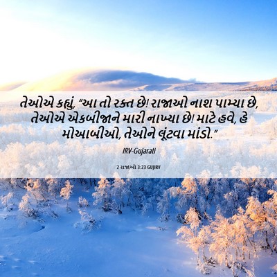 Picture 06 - 2 રાજાઓ 3:23 GUJIRV - તેઓએ કહ્યું, “આ તો - Bible Verse Picture