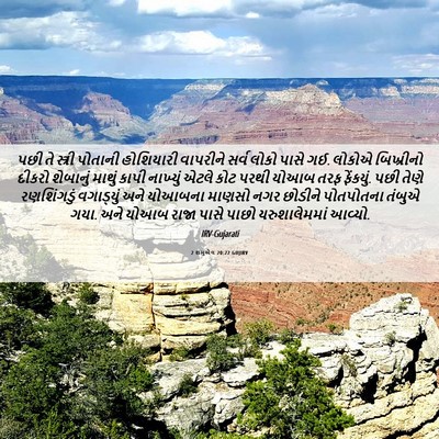 Picture 06 - 2 શમુએલ 20:22 GUJIRV - પછી તે સ્ત્રી - Bible Verse Picture