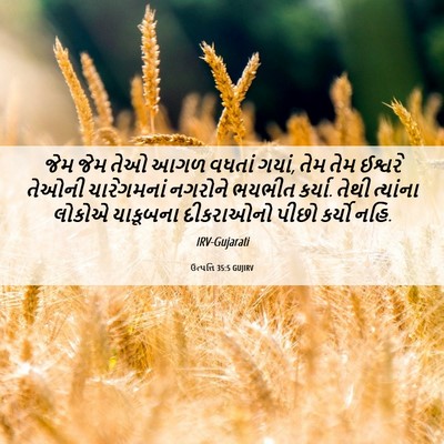 Picture 06 - ઉત્પત્તિ 35:5 GUJIRV - જેમ જેમ તેઓ આગળ - Bible Verse Picture