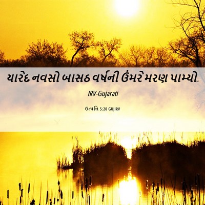 Picture 06 - ઉત્પત્તિ 5:20 GUJIRV - યારેદ નવસો બાસઠ - Bible Verse Picture