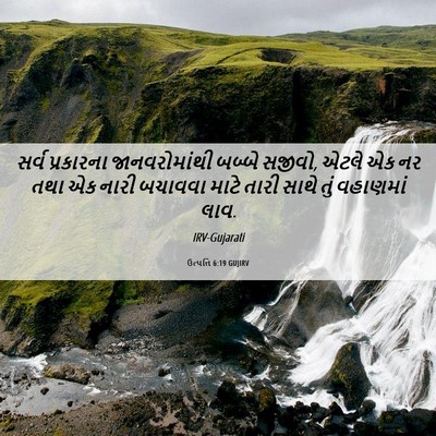 Picture 06 - ઉત્પત્તિ 6:19 GUJIRV - સર્વ પ્રકારના - Bible Verse Picture