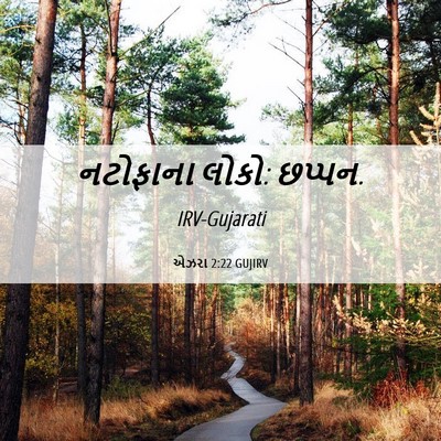 Picture 06 - એઝરા 2:22 GUJIRV - નટોફાના લોકો: - Bible Verse Picture