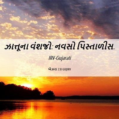 Picture 06 - એઝરા 2:8 GUJIRV - ઝાત્તૂના વંશજો: - Bible Verse Picture