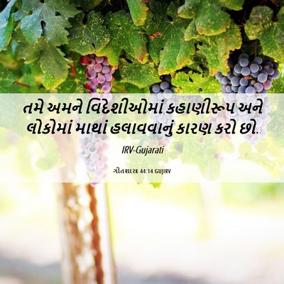 Picture 06 - ગીતશાસ્ત્ર 44:14 GUJIRV - તમે અમને - Bible Verse Picture