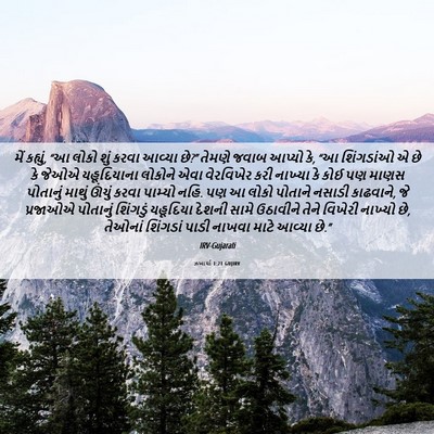 Picture 06 - ઝખાર્યા 1:21 GUJIRV - મેં કહ્યું, “આ લોકો - Bible Verse Picture