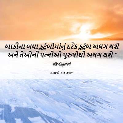 Picture 06 - ઝખાર્યા 12:14 GUJIRV - બાકીના બધા - Bible Verse Picture