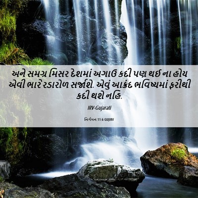 Picture 06 - નિર્ગમન 11:6 GUJIRV - અને સમગ્ર મિસર - Bible Verse Picture