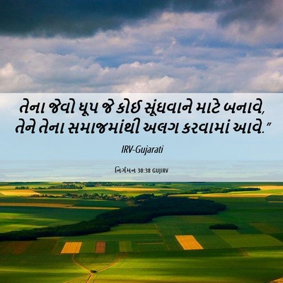 Picture 06 - નિર્ગમન 30:38 GUJIRV - તેના જેવો ધૂપ જે - Bible Verse Picture