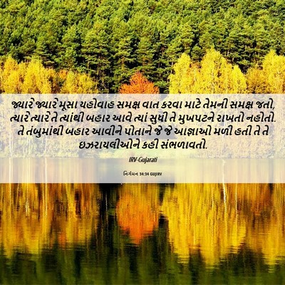 Picture 06 - નિર્ગમન 34:34 GUJIRV - જ્યારે જ્યારે - Bible Verse Picture
