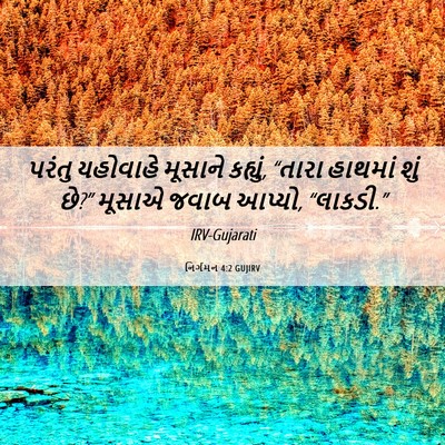Picture 06 - નિર્ગમન 4:2 GUJIRV - પરંતુ યહોવાહે - Bible Verse Picture