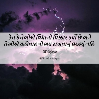 Picture 06 - નીતિવચનો 1:29 GUJIRV - કેમ કે તેઓએ - Bible Verse Picture