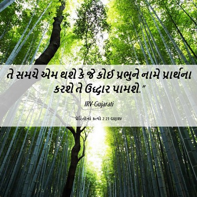 Picture 06 - પ્રેરિતોનાં ક્રત્યો 2:21 GUJIRV - તે સમયે એમ થશે કે - Bible Verse Picture