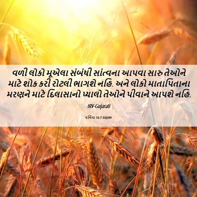 Picture 06 - યર્મિયા 16:7 GUJIRV - વળી લોકો મૂએલા - Bible Verse Picture
