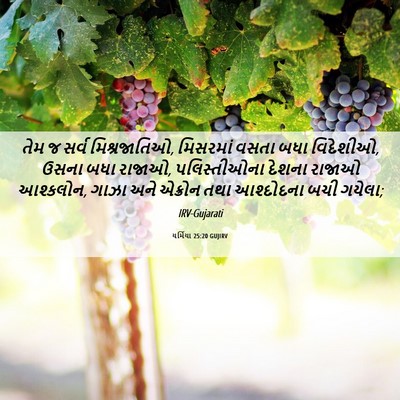 Picture 06 - યર્મિયા 25:20 GUJIRV - તેમ જ સર્વ - Bible Verse Picture