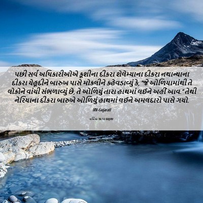 Picture 06 - યર્મિયા 36:14 GUJIRV - પછી સર્વ - Bible Verse Picture