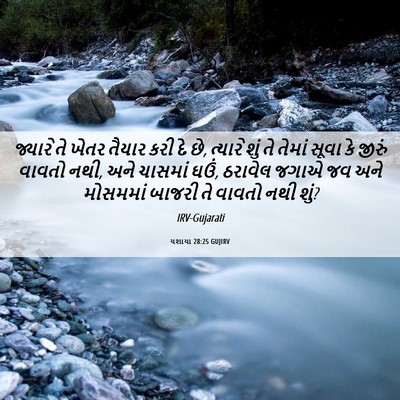 Picture 06 - યશાયા 28:25 GUJIRV - જ્યારે તે ખેતર - Bible Verse Picture