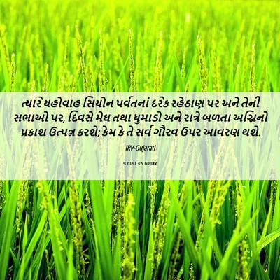 Picture 06 - યશાયા 4:5 GUJIRV - ત્યારે યહોવાહ - Bible Verse Picture