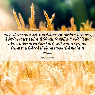 Picture 06 - યહોશુઆ 13:21 GUJIRV - સપાટ પ્રદેશનાં - Bible Verse Picture