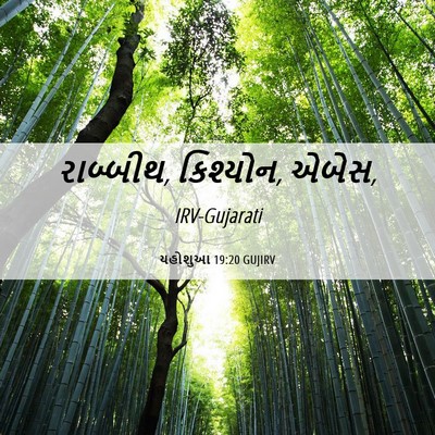 Picture 06 - યહોશુઆ 19:20 GUJIRV - રાબ્બીથ, કિશ્યોન, - Bible Verse Picture