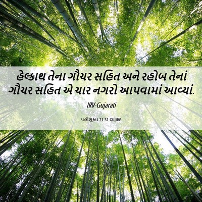 Picture 06 - યહોશુઆ 21:31 GUJIRV - હેલ્કાથ તેના ગૌચર - Bible Verse Picture