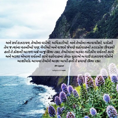 Picture 06 - યહોશુઆ 8:33 GUJIRV - અને સર્વ ઇઝરાયલ, - Bible Verse Picture