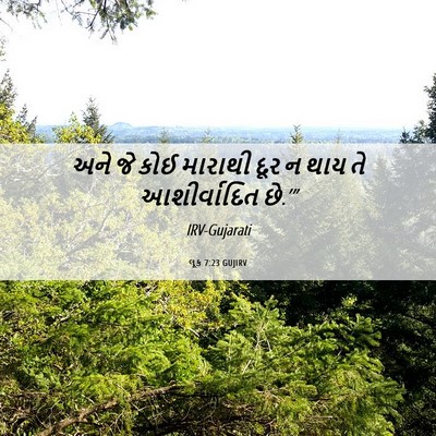 Picture 06 - લૂક 7:23 GUJIRV - અને જે કોઈ મારાથી - Bible Verse Picture