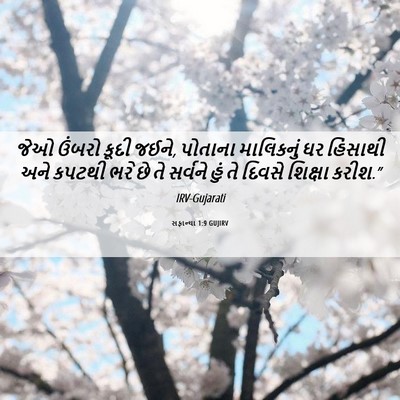 Picture 06 - સફાન્યા 1:9 GUJIRV - જેઓ ઉંબરો કૂદી - Bible Verse Picture