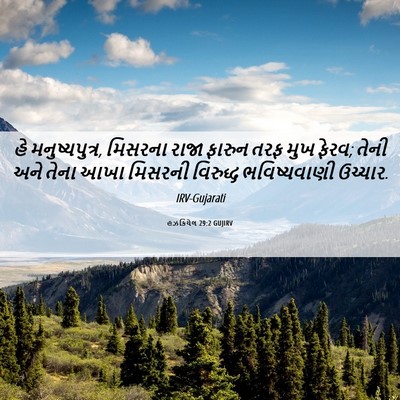 Picture 06 - હઝકિયેલ 29:2 GUJIRV - હે મનુષ્યપુત્ર, - Bible Verse Picture