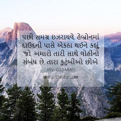 Picture 07 - 1 કાળવૃતાંત 11:1 GUJIRV - પછી સમગ્ર ઇઝરાયલે, - Bible Verse Picture