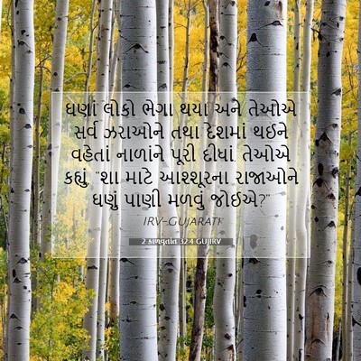 Picture 07 - 2 કાળવૃતાંત 32:4 GUJIRV - ઘણાં લોકો ભેગા થયા - Bible Verse Picture