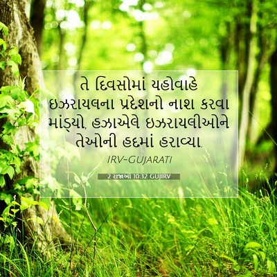 Picture 07 - 2 રાજાઓ 10:32 GUJIRV - તે દિવસોમાં - Bible Verse Picture