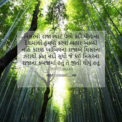 Picture 07 - 2 રાજાઓ 24:7 GUJIRV - મિસરનો રાજા ત્યાર - Bible Verse Picture