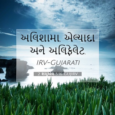 Picture 07 - 2 શમુએલ 5:16 GUJIRV - અલિશામા, એલ્યાદા - Bible Verse Picture