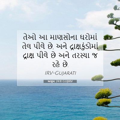Picture 07 - અયૂબ 24:11 GUJIRV - તેઓ આ માણસોના - Bible Verse Picture