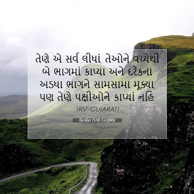 Picture 07 - ઉત્પત્તિ 15:10 GUJIRV - તેણે એ સર્વ લીધાં, - Bible Verse Picture