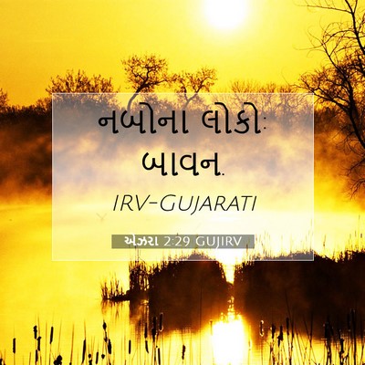 Picture 07 - એઝરા 2:29 GUJIRV - નબોના લોકો: - Bible Verse Picture