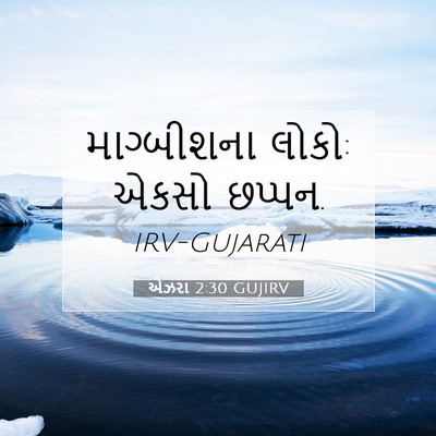 Picture 07 - એઝરા 2:30 GUJIRV - માગ્બીશના લોકો: - Bible Verse Picture
